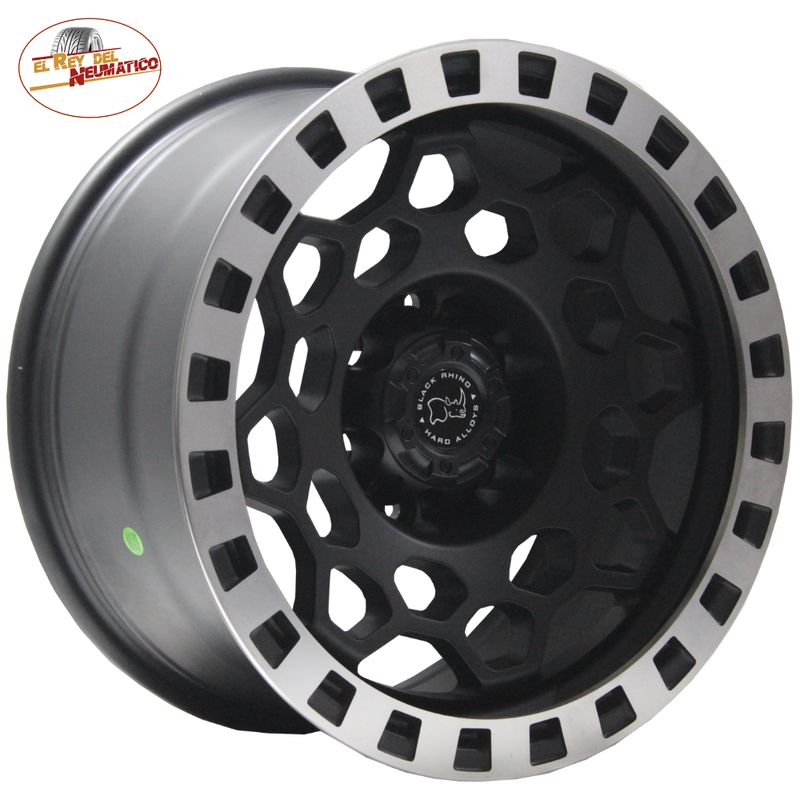 GENERICO - Juego 4 llantas 17x9" 6x139 OFF-12 CB110-Rey Del Neumático