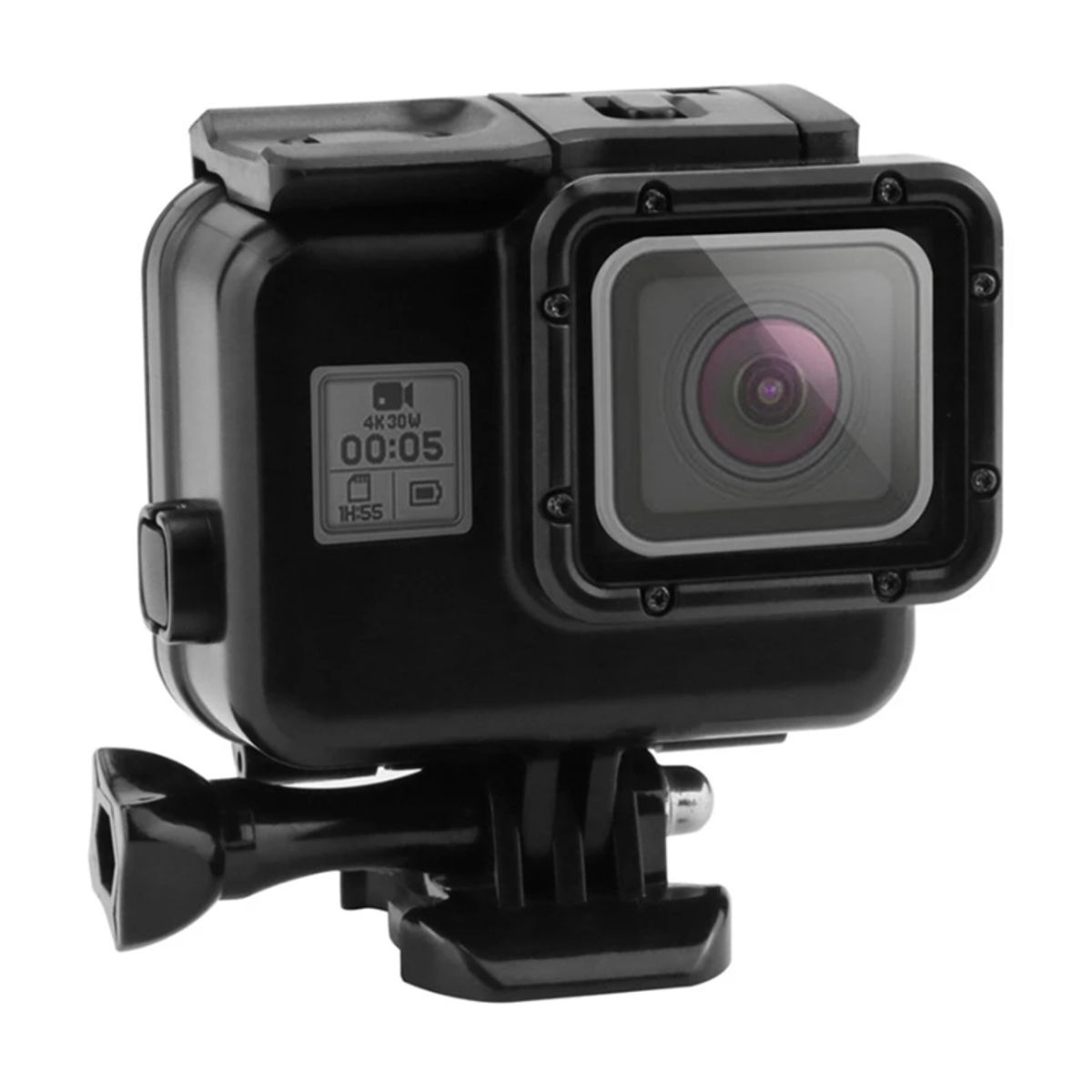 GENERICO - Carcasa Sumergible Negra Touch Gopro 5 6 7 Hero 2018