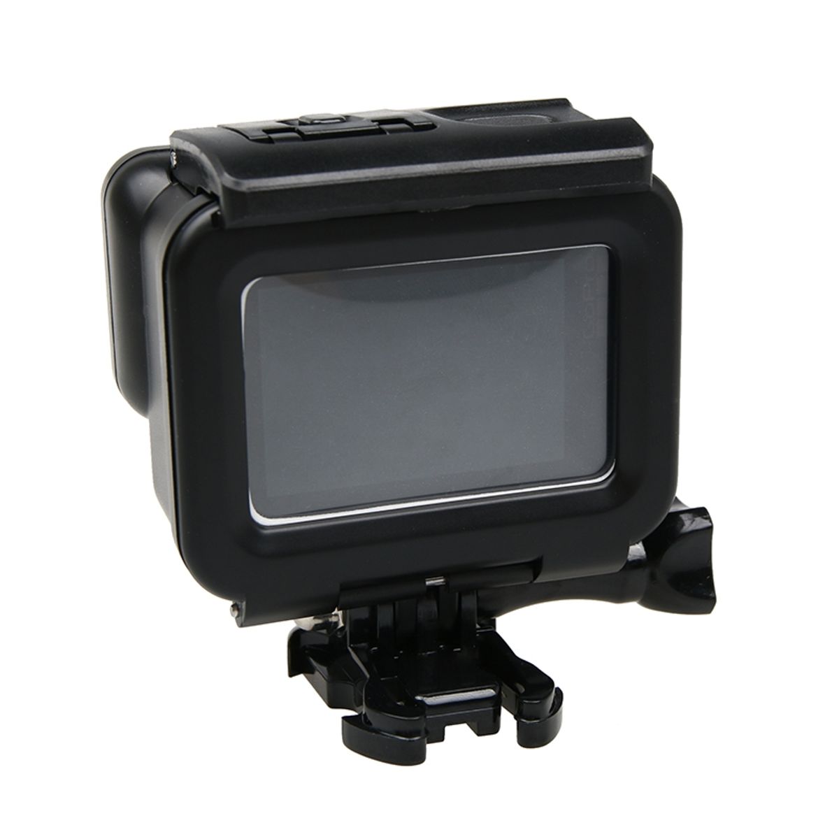 GENERICO - Carcasa Sumergible Negra Touch Gopro 5 6 7 Hero 2018