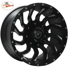 GENERICO - Juego 4 llantas 17x9" 6x139 OFF-12 CB110-Rey Del Neumático