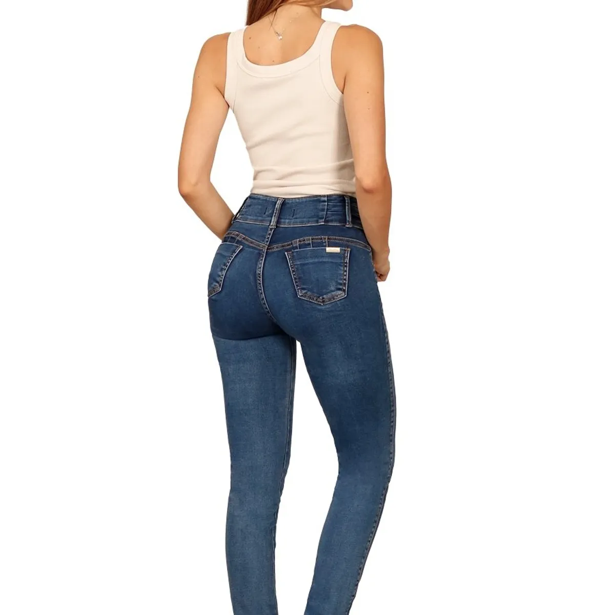 DIVINO JEANS - Jeans Wendy II Azul Medio Divino Jeans