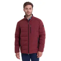 MCGREGOR - Parka Térmica Acolchada Rojo Oscuro