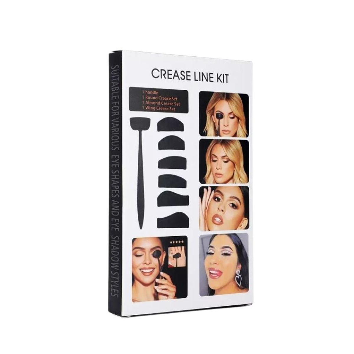 GENERICO - Plantillas Para Aplicar Sombra De Ojos Kit Cut Crease