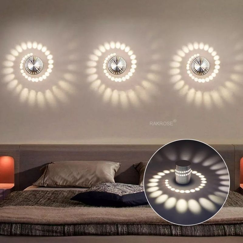 EDWINAYY - Aplique Pared Interior Led Luz Ríacálida Decoracion Hogar