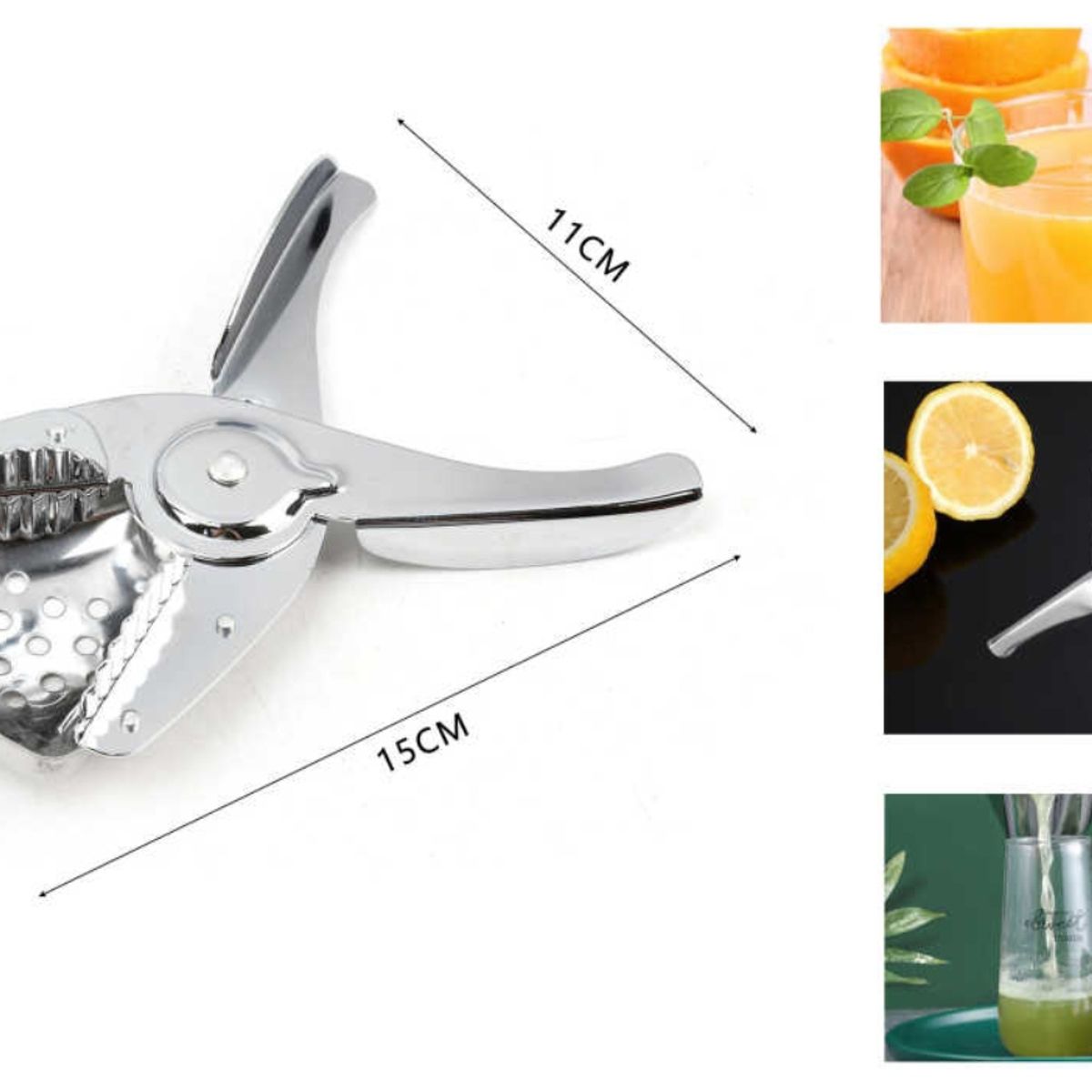 OEM - Exprimidor Manual Limón Acero Inoxidable Prensa Cocina