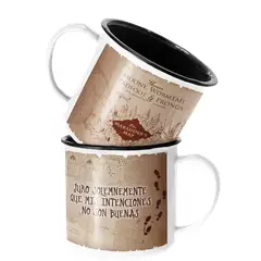 SM - Taza Enlozada Lechera Mapa del Merodeador Harry Potter