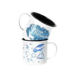 SM - Taza Enlozada Lechera Expresso Patronum Harry Potter - Blanco
