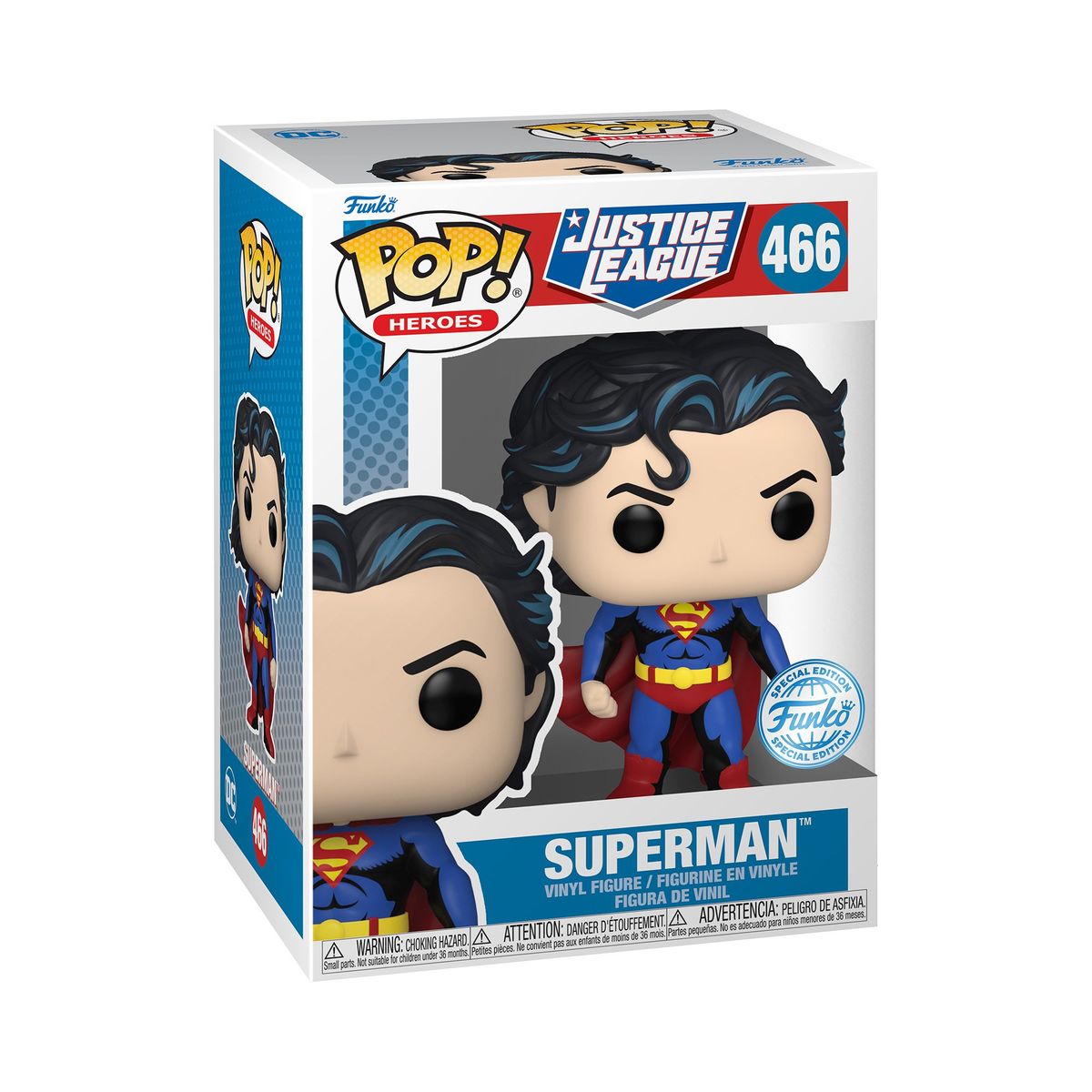 FUNKO - Funko Pop Superman Liga de la Justicia Dc Comics - 466