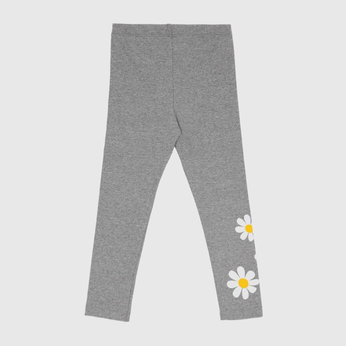 COYOTE KIDS - Calza gris flores margaritas algodón peruano - Gris
