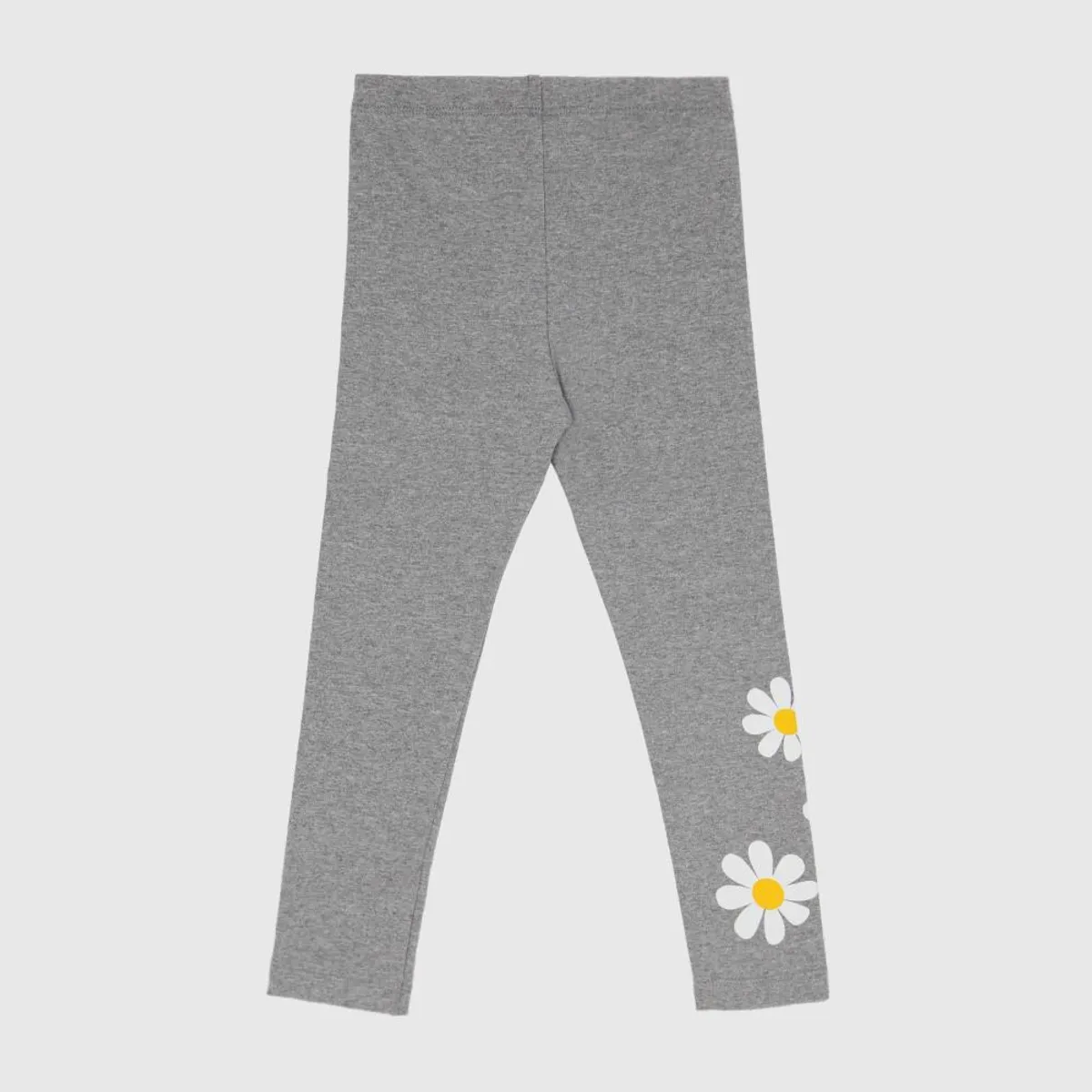 COYOTE KIDS - Calza gris flores margaritas algodón peruano - Gris