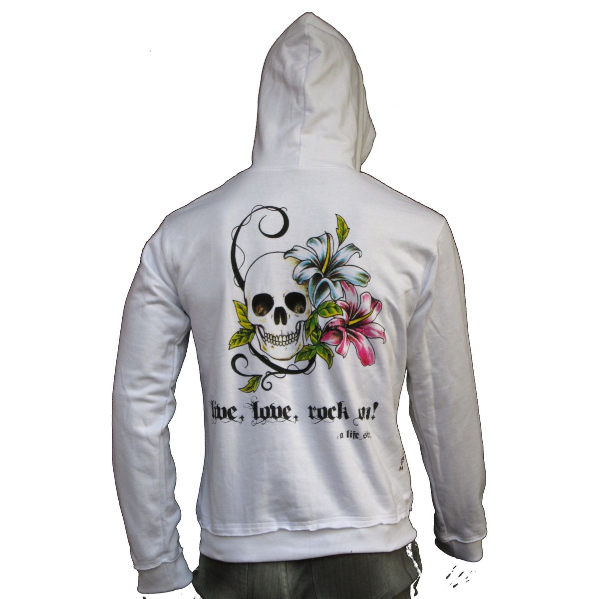LIVE LOVE ROCK ON - Poleron Mujer Calavera Lili
