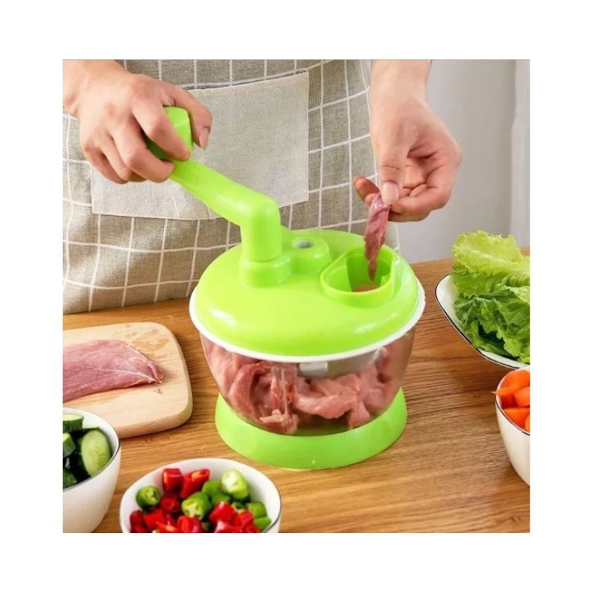 GENERICO - Molinillo Triturador De Alimentos Manual Para Verduras Carne