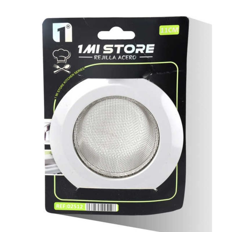 OEM - Set 2 Rejilla Filtro De Fregadero Acero Inoxidable 11cm