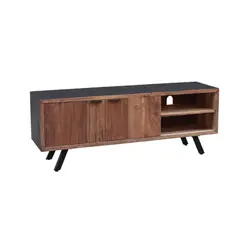 MUEBLES EL HERRERO - Rack Venecia 135x35x50cm