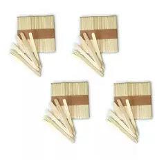 GENERICO - Pack X200 Palos Madera Paletas Palitos Helado Palos Helado