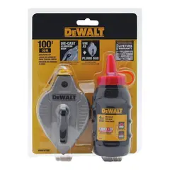 DEWALT - Tizador De Aluminio Fundido Con Tiza Roja DWHT47255L
