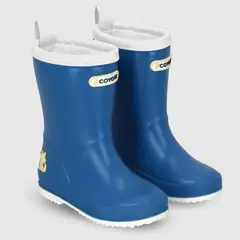 COYOTE KIDS - Bota de agua azul marino ribete blanco - Azul
