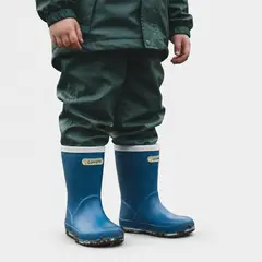 COYOTE KIDS - Bota de agua azul ribete blanco - Azul