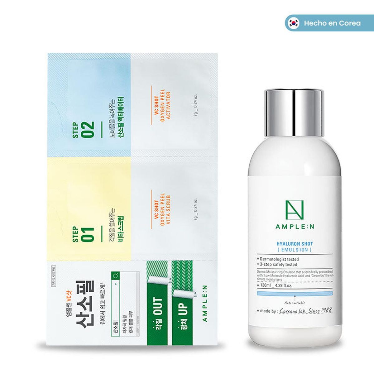 AMPLEN - Pack Hidratante AMPLEN Crema Fluida + Mascarilla Peeling