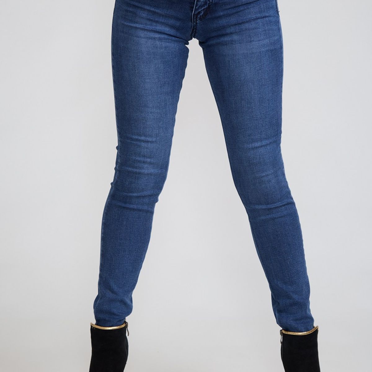 TENTATION - Jeans Pitillo Focalizado Azul Tentation