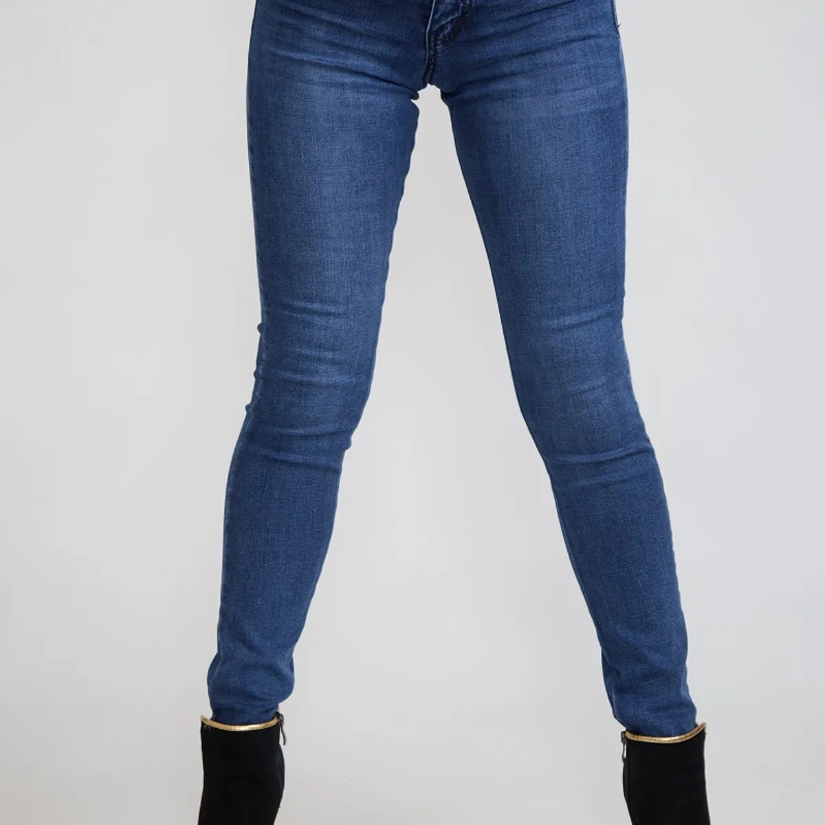 TENTATION - Jeans Pitillo Focalizado Azul Tentation