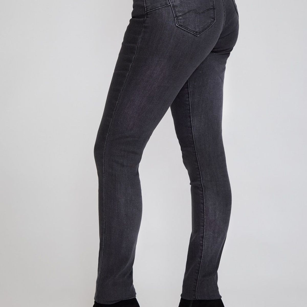 TENTATION - Jeans Pitillo Focalizado Gris Tentation