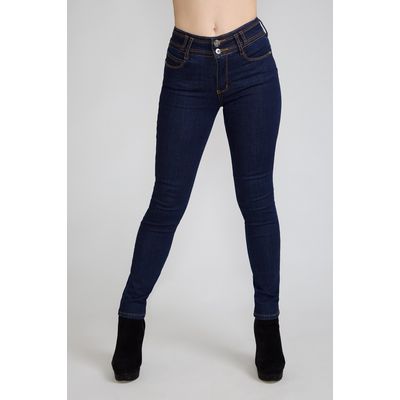 Imagen 2 del producto Jeans Pitillo Azul Tiro Alto