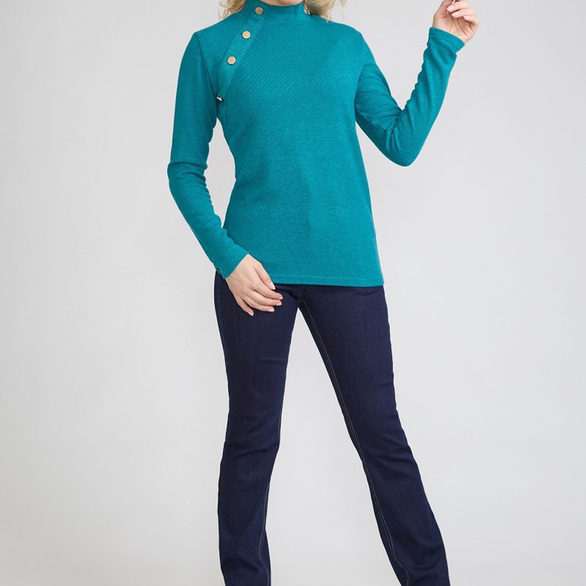 TENTATION - Jeans Recto TA Push Up Azul Tentation