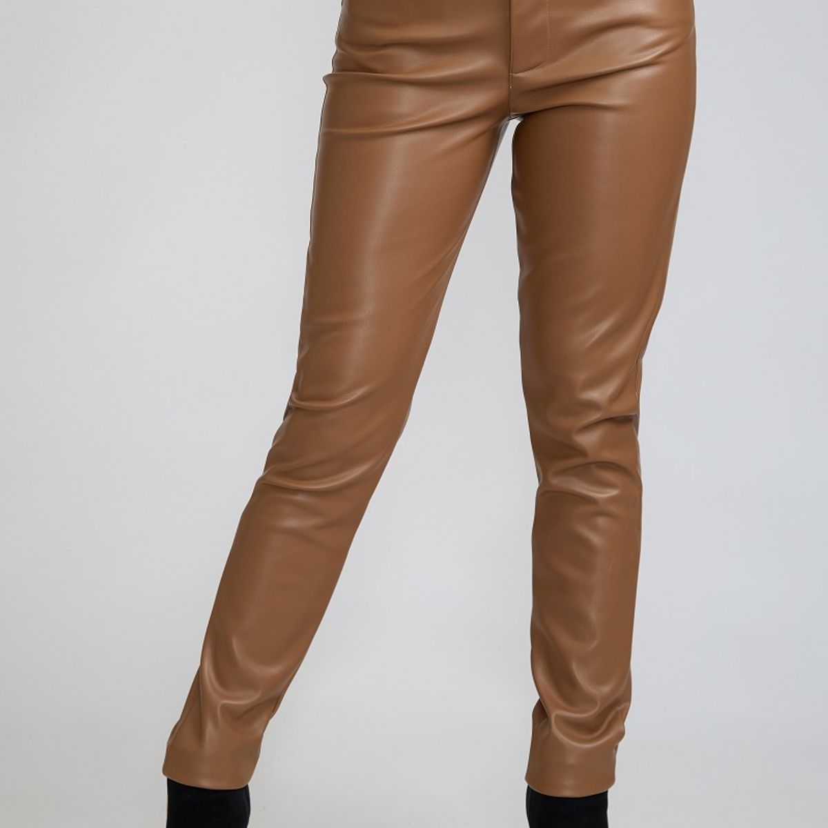 TENTATION - Pantalon PU Pitillo Coffee Tentation OFERTA CYBER
