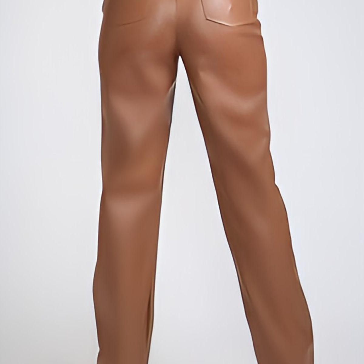 TENTATION - Pantalon PU Recto Coffee Tentation OFERTA CYBER
