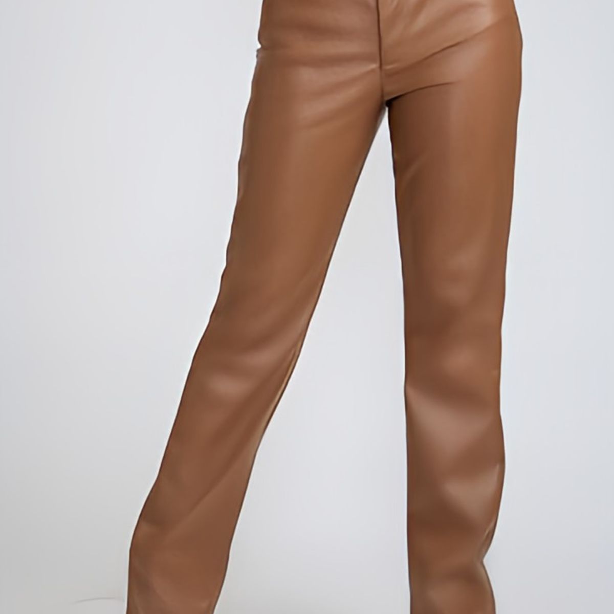 TENTATION - Pantalon PU Recto Coffee Tentation OFERTA CYBER