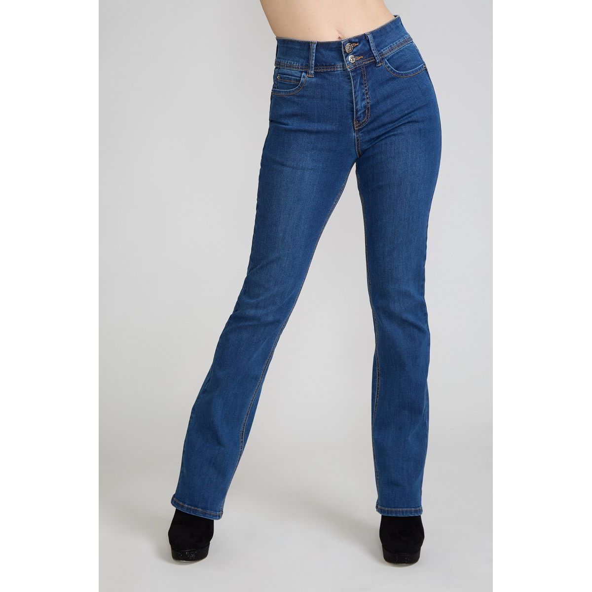 TENTATION - Jeans Recto TA Push Up Azul Tentation