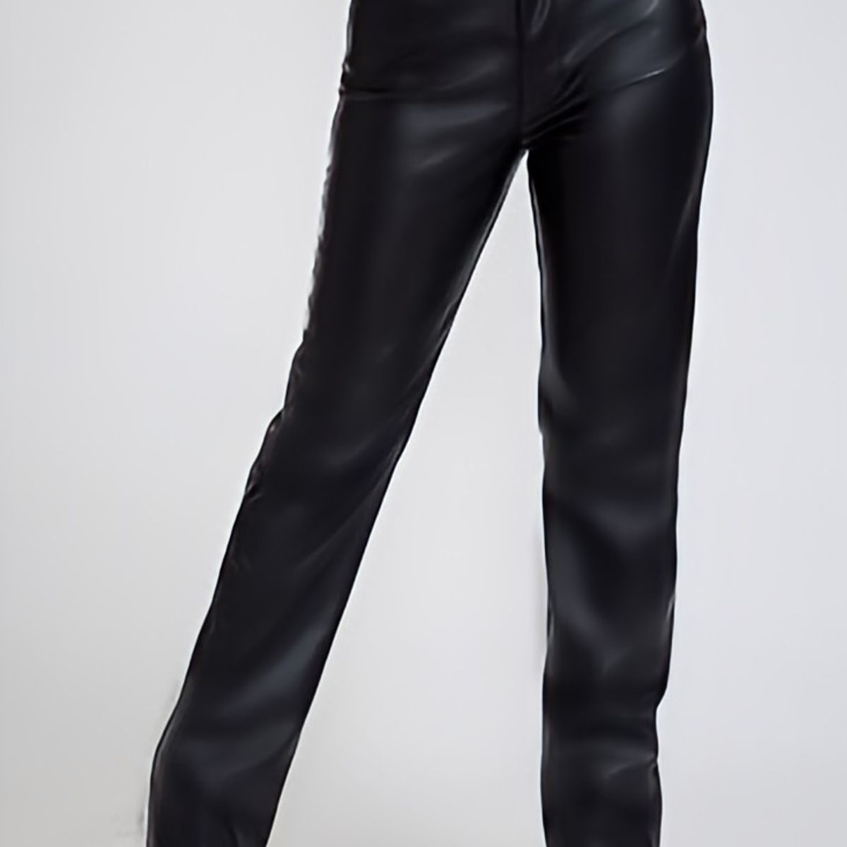 TENTATION - Pantalon PU Recto Black Tentation OFERTA CYBER