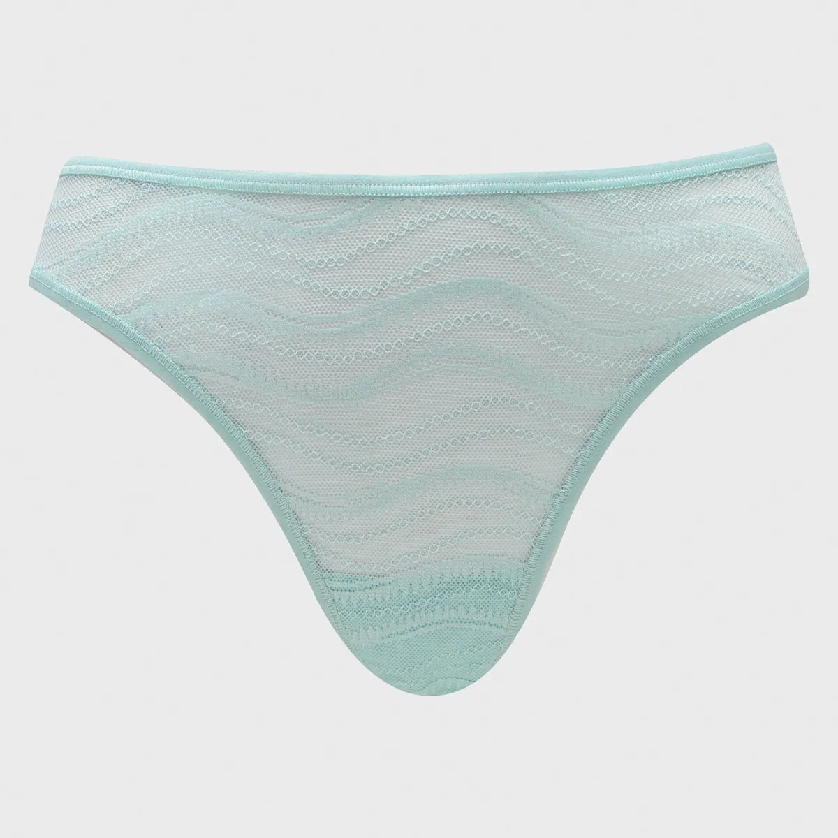 CALVIN KLEIN - Calzón Bikini Allover Lace Azul Calvin Klein