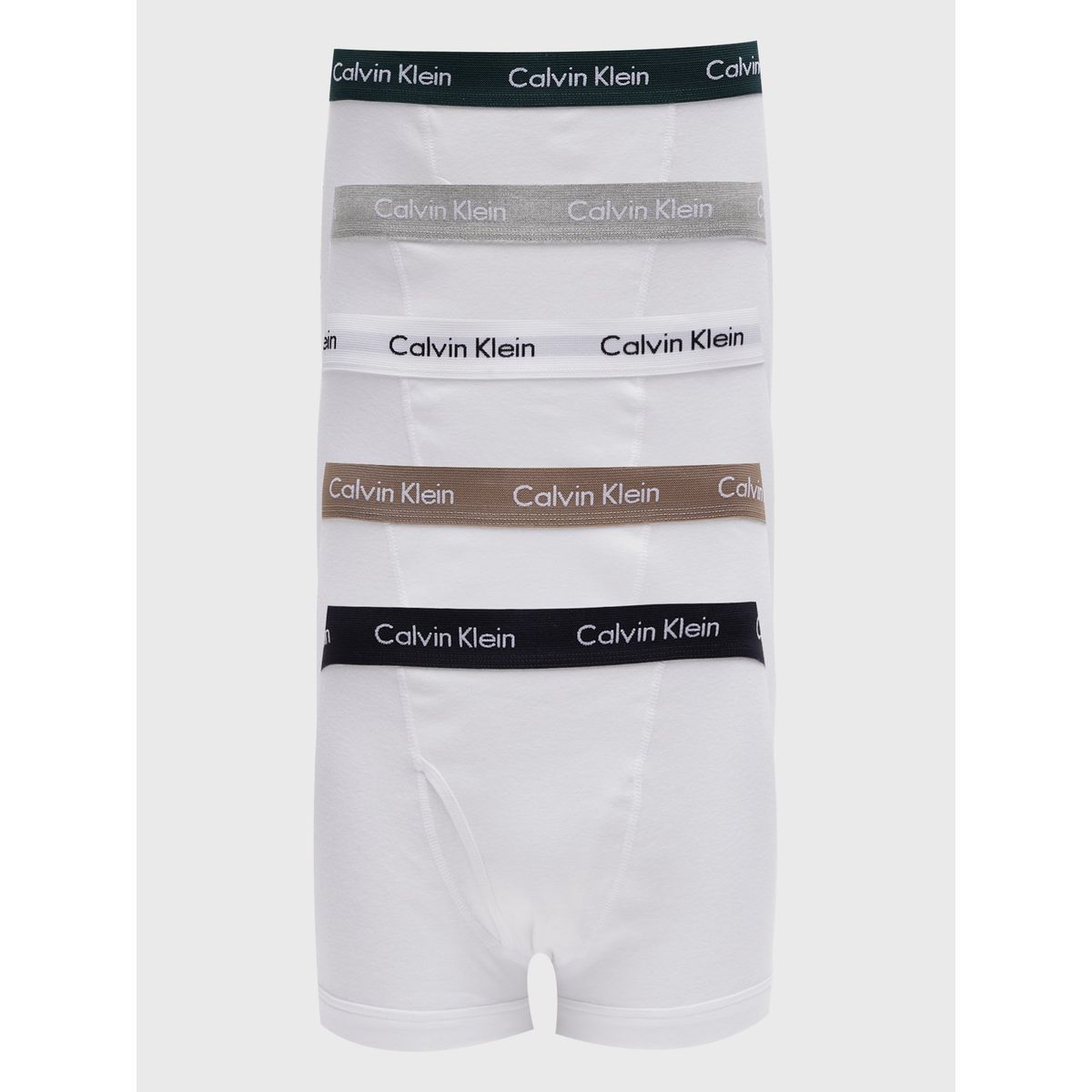 CALVIN KLEIN - Pack 5 Bóxers Trunk Cotton Classics  Blanco Calvin Klein