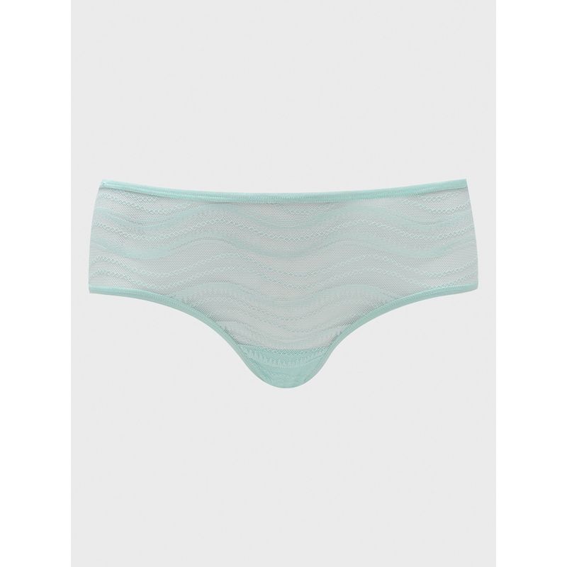 CALVIN KLEIN - Calzón Hipster Allover Lace Azul Calvin Klein