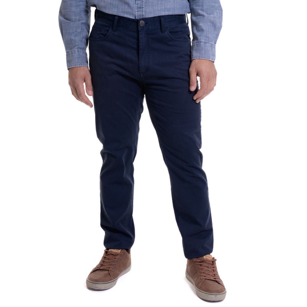 MCGREGOR - Pantalón 5 Pocket Spandex Azul Francia MCGREGOR