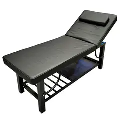 DETODOYMAS - Camilla Reclinable para masaje UE1 - Negro