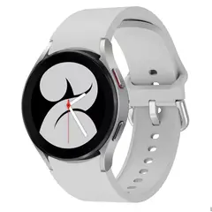 GENERICO - Correa Banda Silicona para Samusung Galaxy Watch 4 & 5 y 6 de 20mm Color Gris