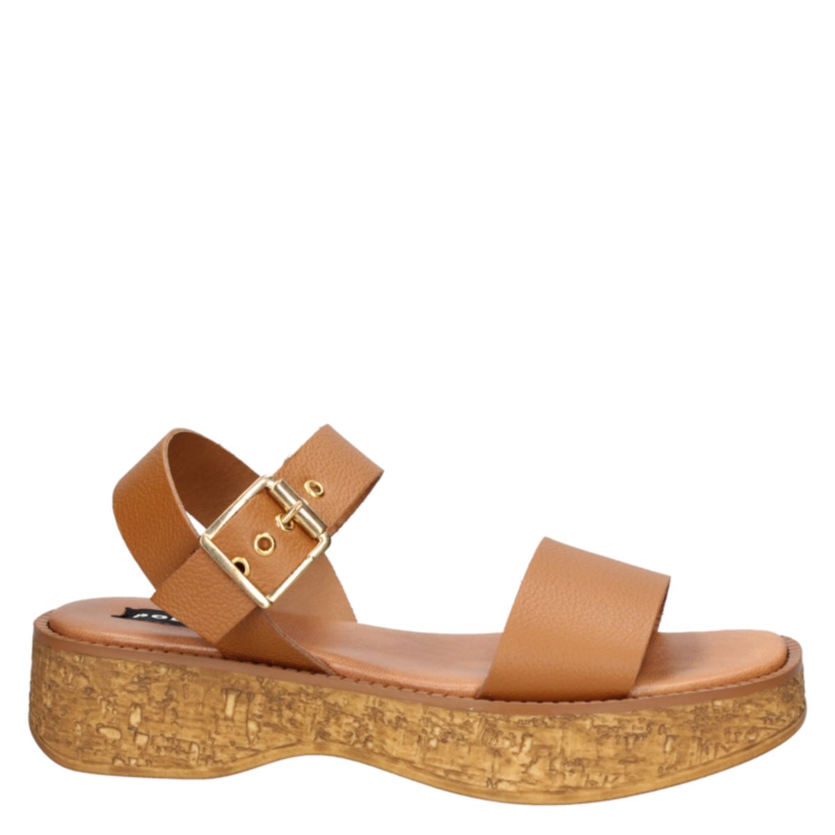 POLLINI - Sandalia Casual Marrón Claro Pollini