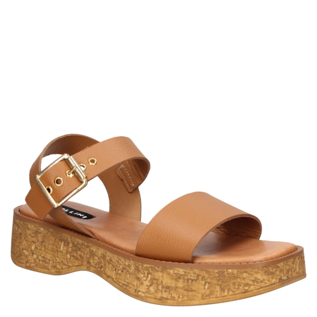 POLLINI - Sandalia Casual Marrón Claro Pollini