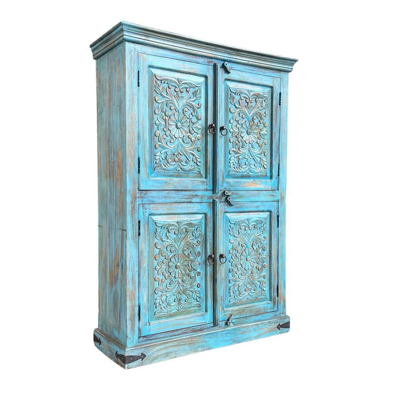 MUEBLES EL HERRERO - Estante Brisa 105x38x150 cm altura