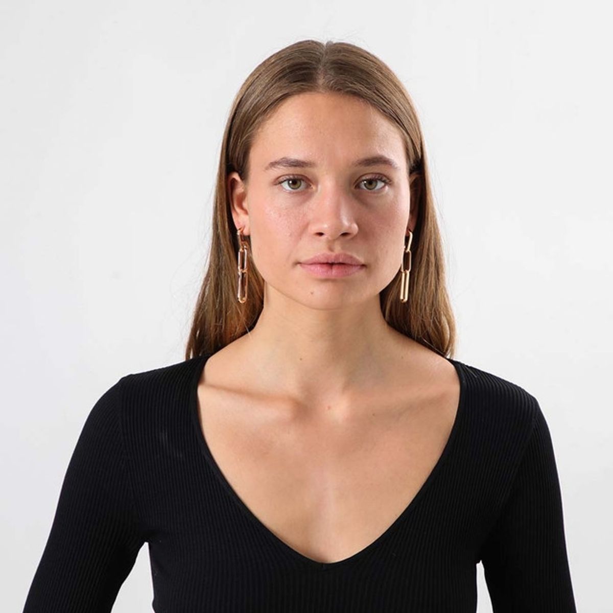 I D - Aro Largo Daniela Dorado de Metal i-D