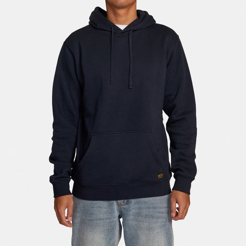 RVCA - Polerón con Gorro con Gorro con Gorro Americanahoodieotlr Azul Hombre RVCA