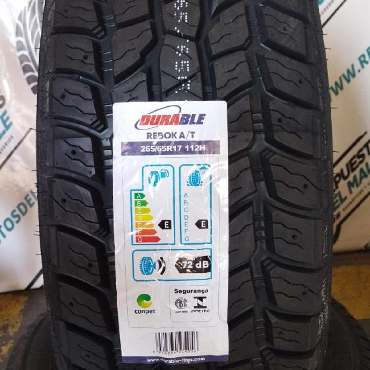 DURABLE - Neumatico 265/65 R17 Durable Rebok 112 At DURABLE