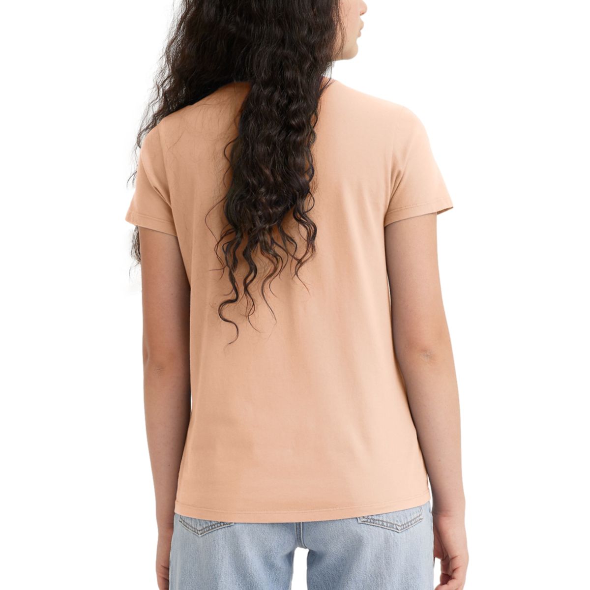 LEVIS - Polera Mujer Regular Fit Lisa Logo Rosado Levis