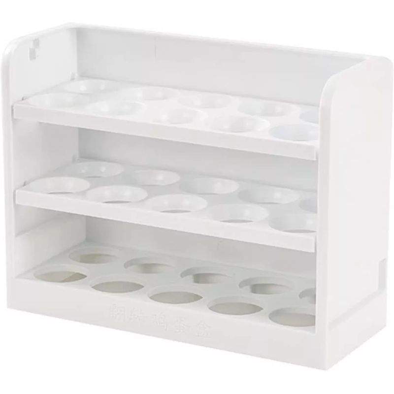 GENERICO - Organizador De Huevos Para Refrigerador Contenedor 30 Huevos