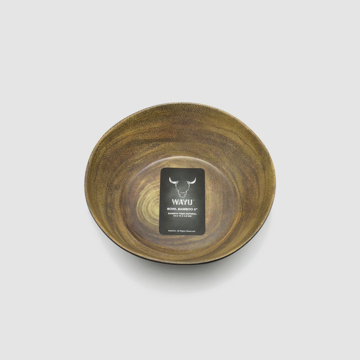 WAYU - Bowl Wayu Bamboo Pequeño 6''