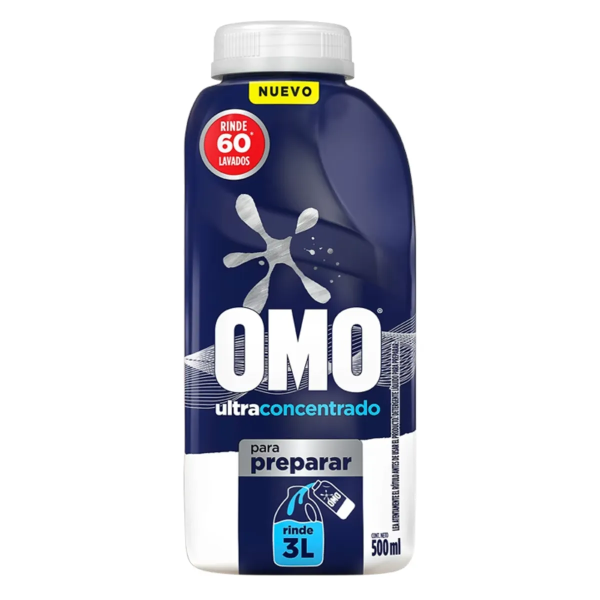 OMO - Detergente Liquido para Diluir Ultra Concentrado Omo 500 ml OMO