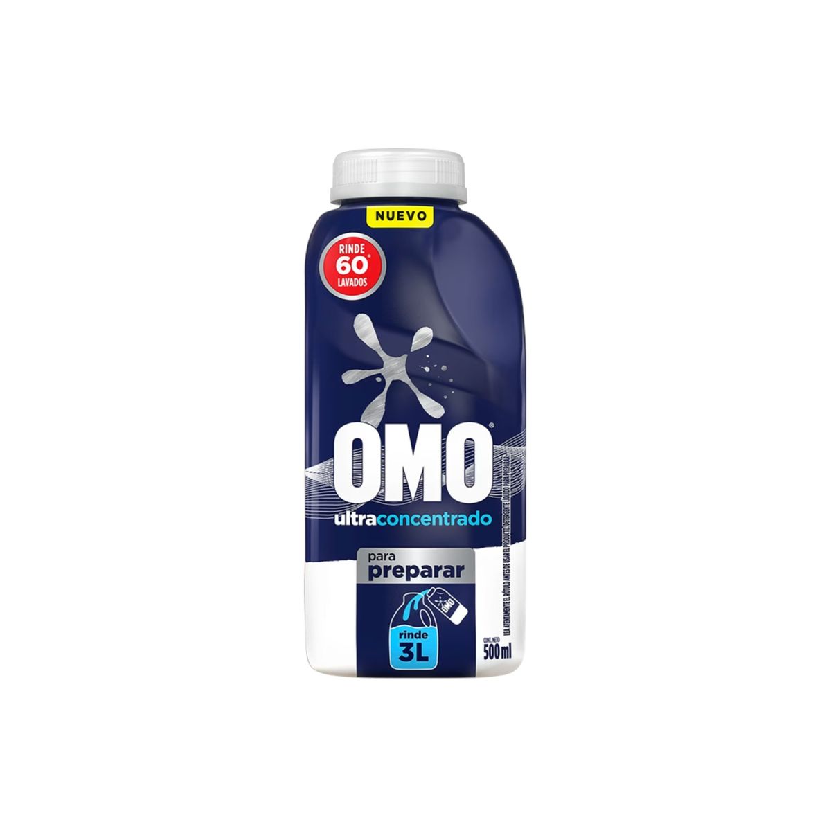 OMO - Detergente Liquido para Diluir Ultra Concentrado Omo 500 ml OMO